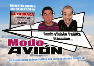 Espectáculo de humor 'Modo Avión' | Sando y Rubén Padilla